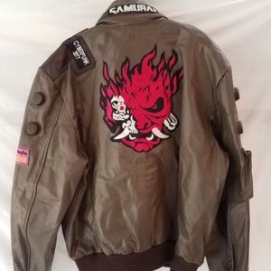 Cyberpunk 2077 Samurai Leather Jacket